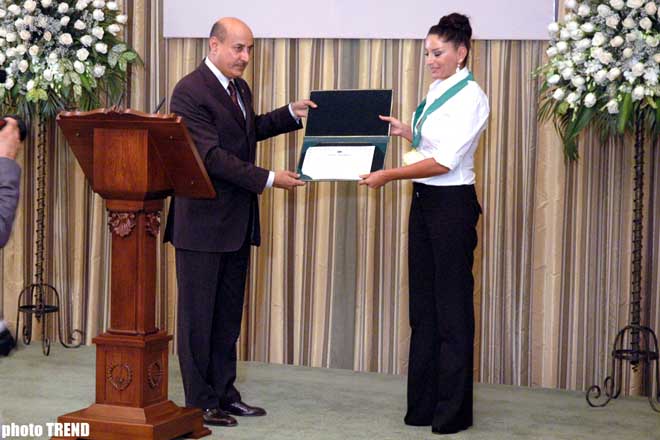 Azerbaijani First Lady Conferred a Title of ISESCO Good Ambassador